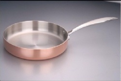 triply copper fry pan