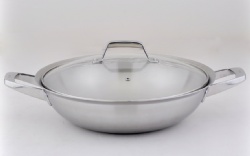 wok with two handles