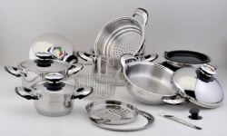 18pcs wide-edge cookware set